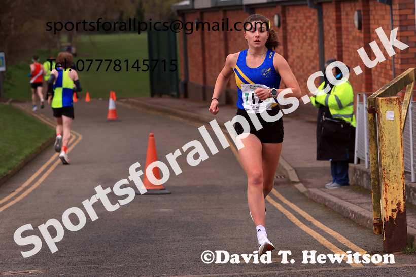 Senior Womens 6 Stage Road Relay, 2026 Northern Mens 12 and Womens 6 Stage Road Relays and Young Athletes 5k, Sheepmount Stadium, Carlisle. Photo: David T. Hewitson/Sports for All Pics